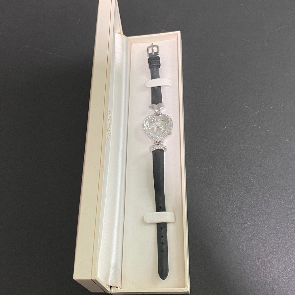 Lenox Heart Watch With Footprint Crystals 50$